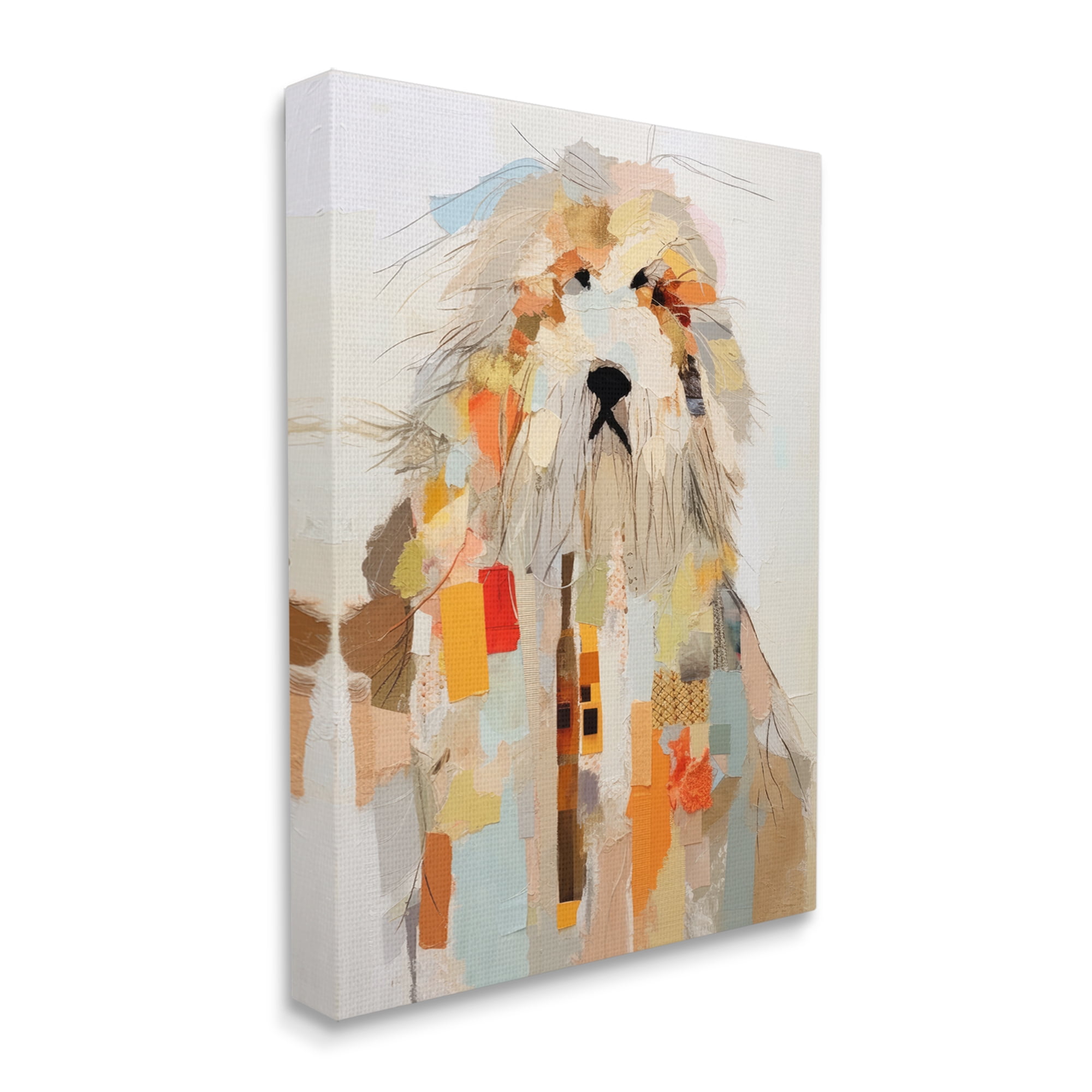 Stupell Industries Modern Pet Collage Animals & Insects Painting Gallery Wrapped Canvas Art Print Wall Art, 36 x 48