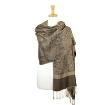 Paisley Jacquard Pashmina Shawl Wrap Scarf Stole