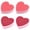 Red, Pink, variant on CHENjy Heart Shaped Sponges, Non Scratch Double Sided Dishwashing Sponge for Kitchen Cleaning, Heart Sponges Scrubber, Pink