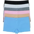 thumbnail image 3 of ToBeInStyle Girls' Pack of 6 Solid Seamless Panty Boyshorts - Pastel - L/XL, 3 of 8