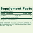 thumbnail image 4 of Spring Valley L-Lysine Amino Acid Supplements, 1000 mg, 100 Count, 4 of 13