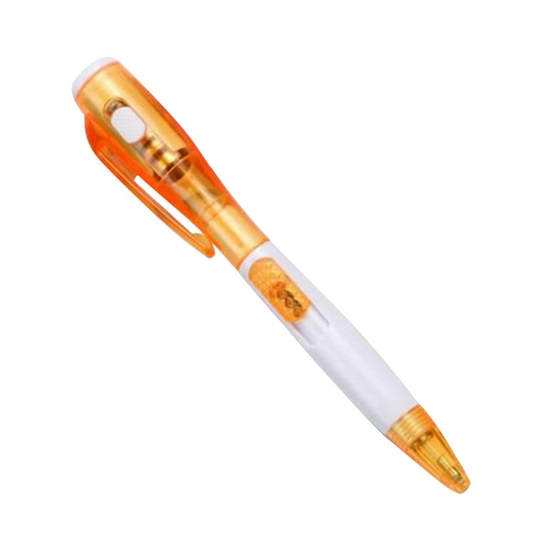 Lsljs Back to School Gel Pens Colored Pencil Creative Ball-Point Pen Cute New Peculiar with Light-emitting Flashlight Multi-function Ball-Point Pen