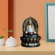 thumbnail image 5 of Estatua decorativa de Buda, fuente de agua, decoración relajante para yoga en casa. Gris, 5 of 6