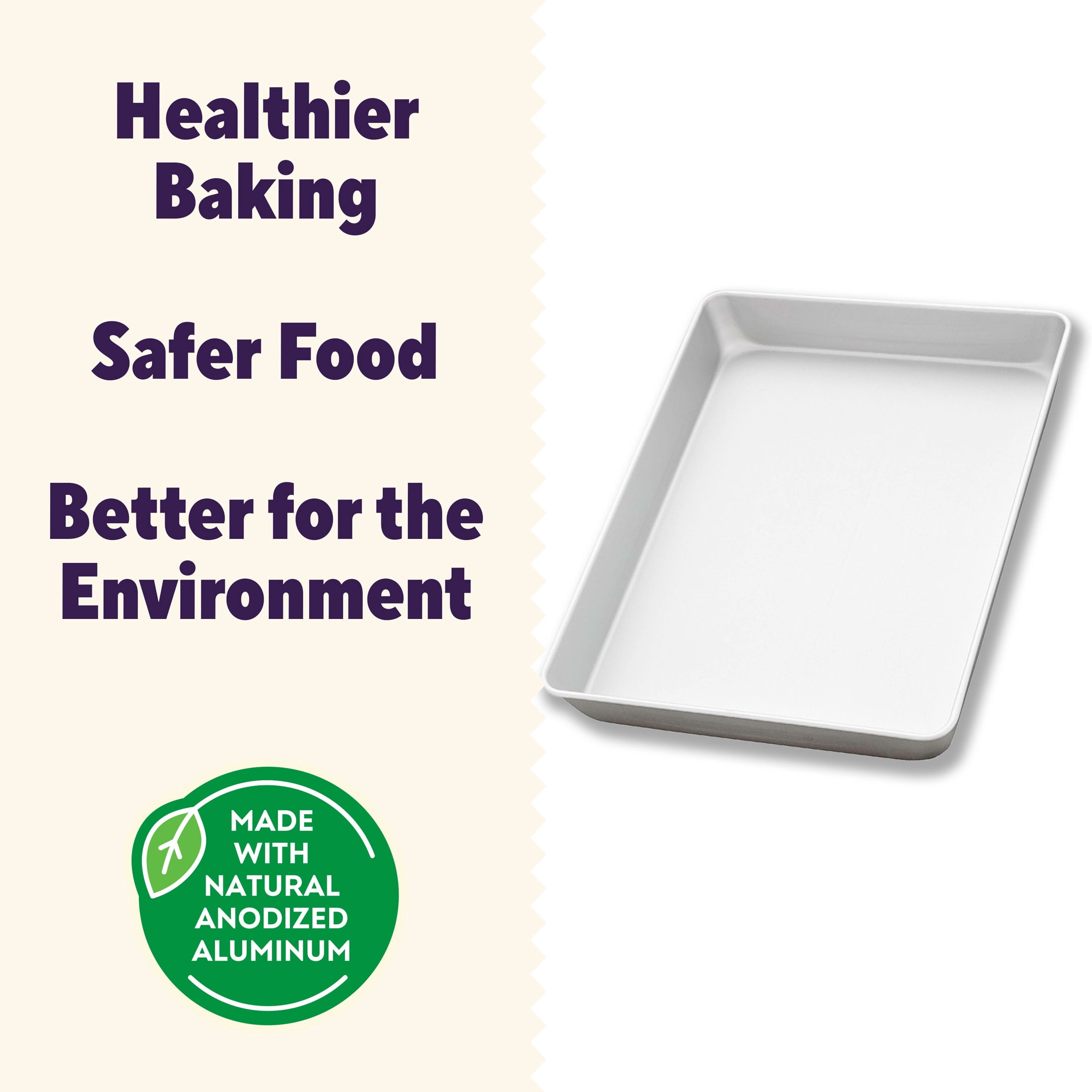 Wilton 11" x 15" x 2" Aluminum Sheet Cake Pan Large Baking Pan