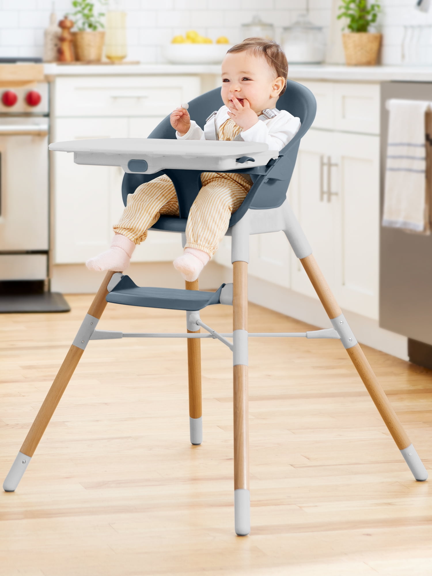 Skip Hop Eon 4-in-1 Convertible High Chair - Slate Blue
