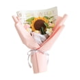 thumbnail image 3 of Ramo de flores de punto de girasol, flor decorativa para el Día de la Madre de mi hija Rosa, 3 of 9