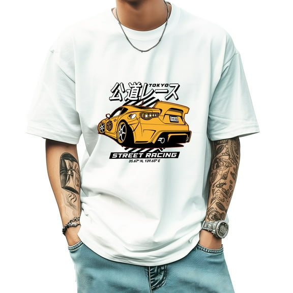 Men's Short Sleeve Graphic T shirt Collection Summer New Trend Sports Shirt Select