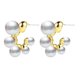 thumbnail image 1 of 1 par Pendientes de perlas Mujeres Anillos de Oreja Pendientes Pendientes Joyería Ear Tachuelas, 1 of 6