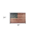 thumbnail image 2 of 36" Striking USA Flag Wood Plank Wall Art, 2 of 6