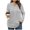 01-Gray, variant on lcziwo Hoodies for Women Long Sleeve Ribbed Knit Oversized Sweatshirts Solid Color Casual Pullover Tops Teen Girls Clothes, Army Green, S
