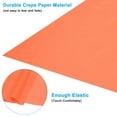 thumbnail image 3 of Uxcell Rollo de Papel Crepé de 3.3 pies, 10 Rollos de 20" de Ancho, Hoja de Papel Suave para Manualidades, Naranja, 3 of 7