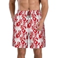 thumbnail image 1 of Balery Bloody Hand 2 Traje de Baño Estilo Hawaiano para Hombre, Shorts de Secado Rápido con Bolsillos-Medium, 1 of 6
