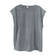 thumbnail image 5 of Camiseta de Ocio de los Hombres, Top sin Mangas de Ajuste Suelto Versátil en Color Sólido Estilo Delgado para Diario Y Negocios Casual, Blusa Cómoda, 5 of 5