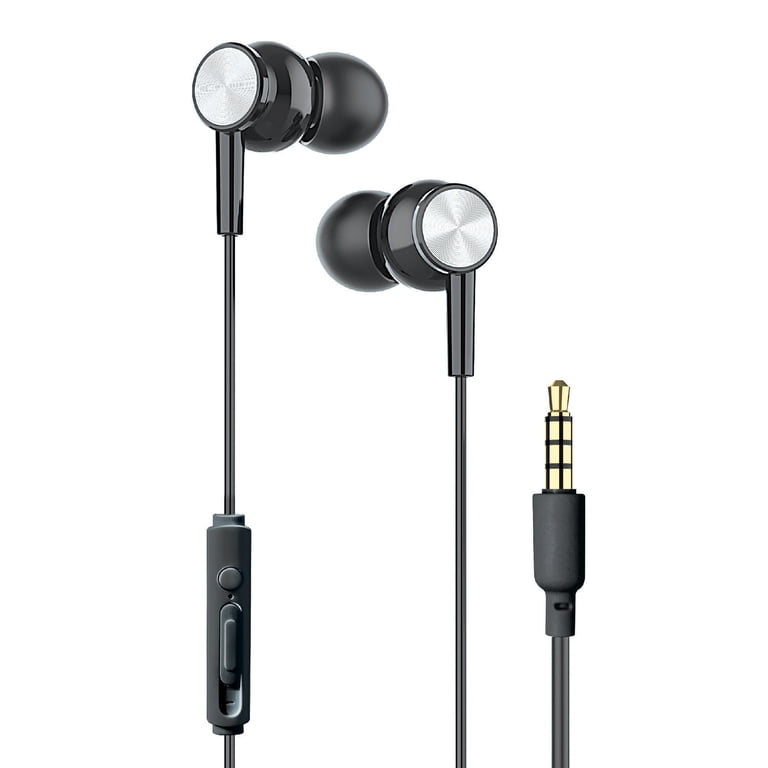 XYST Wired In-Ear Earbuds with In-Line Mic/Remote and 3.5-mm