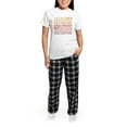 thumbnail image 5 of CafePress - Speech Therapist Word Cloud Women's Light Pajamas - Women's Short Sleeve Print T-Shirt and Pants Light Cotton Pajama Set, 5 of 7
