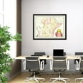 thumbnail image 2 of Northern Ethiopia Ethiopia Art, 1665 Vintage Map of Northern Ethiopia Ethiopia History Wall Decor Gift, Old Northern Ethiopia Map - 36" x 24" Black Framed Print, 2 of 4