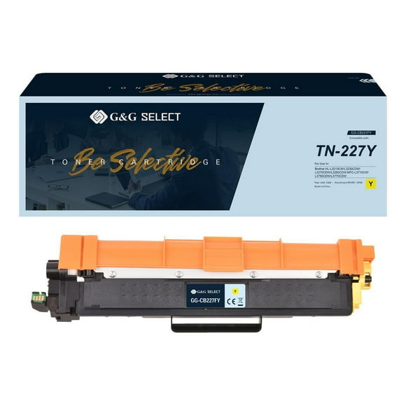 G&G Select Brother TN-227 High Yield Remanufactured Yellow Toner Cartridge