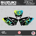 thumbnail image 3 of Kalair GFX Graphics Kit for Suzuki RMZ250 (2014-2016) Icon Series, 3 of 5