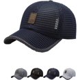 thumbnail image 1 of Optimumeny Gorra de béisbol informal de verano al aire libre, sombrero de malla transpirable, sombrero de camionero, gorra de béisbol, 1 of 7