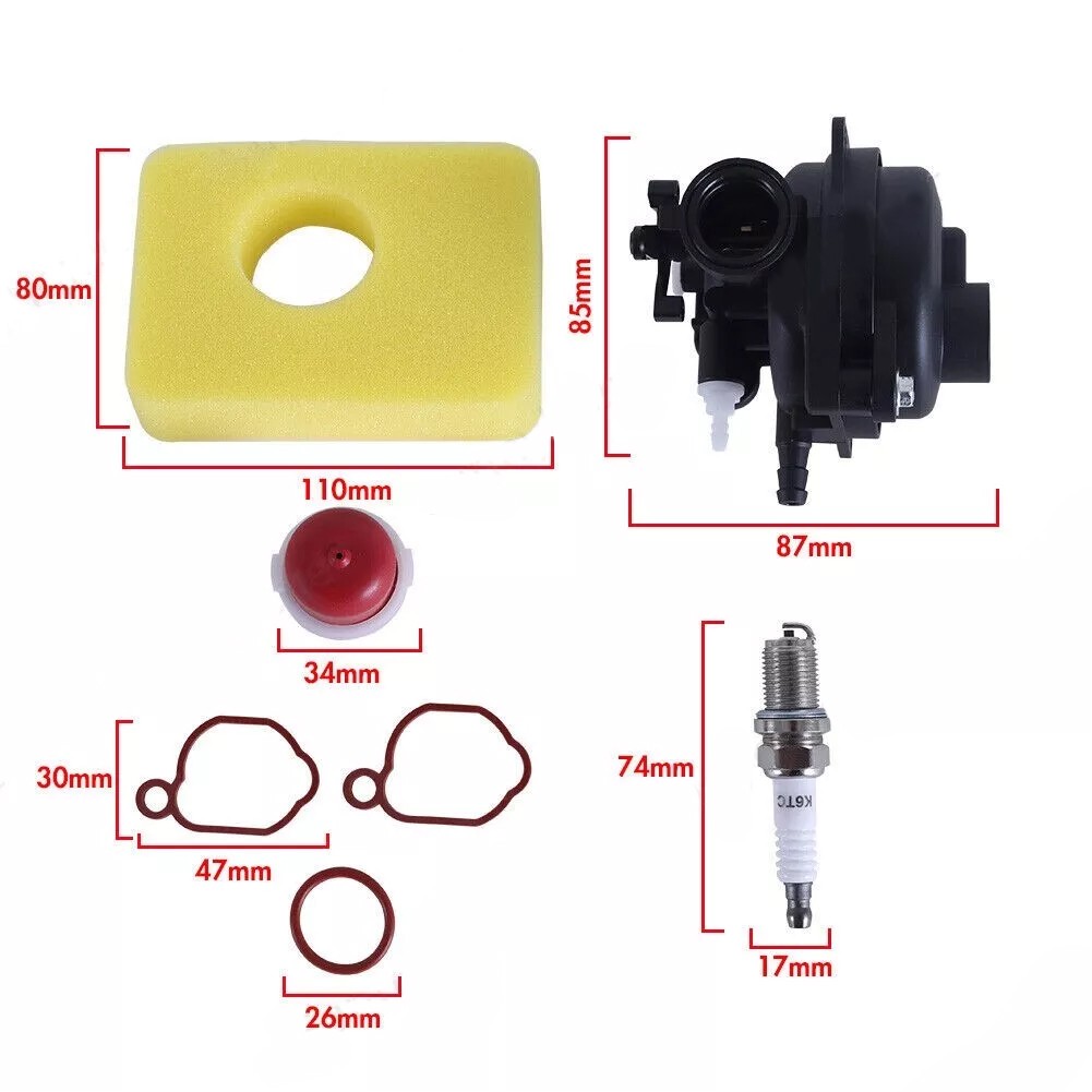 Outlier Tune Up Kit for B&S Carburetor 21" for Murray M20300 500E 140cc 799583,593261, Lawn Mower Parts & Accessories