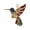 A, variant on NovaStitch 250th Anniversary Stained Glass Window Hanging Decor for Garden Kitchen Sunroom Home Decoration - Bird