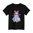 thumbnail image 5 of CAUYDY Toddler Boys Girls Halloween T-Shirt Kid Ghost Pumpkin Graphic Short Sleeve Shirts Skeleton Graphic Clothes Tee Tops(Black,4-5 Y), 5 of 5