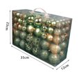 thumbnail image 4 of 100 Uds de adornos para árboles de Navidad Macarena bolas colgantes de 3/4/6cm, 4 of 6