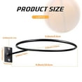 thumbnail image 2 of Dewedrt Iron Wall Mount Ball Storage Rack Indoor Basketball Storage (6 Balls), 2 of 7