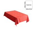 thumbnail image 3 of CEHVOM Christmas Snowflake Tablecloth Red Tablecloth Rectangular Tablecloth Dirt Resistants Tablecloth Holiday Gift Dustproofs Cloth Holiday Essential, 3 of 6