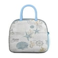 thumbnail image 2 of Lunch Bag Lunch Box for Women Reusable Insulated Lunch Bags,Water-Resistant Sea Shell Starfish Pattern Cooler Lunch Tote Bag, Large Capacity for Work Travel Picnic, 2 of 6