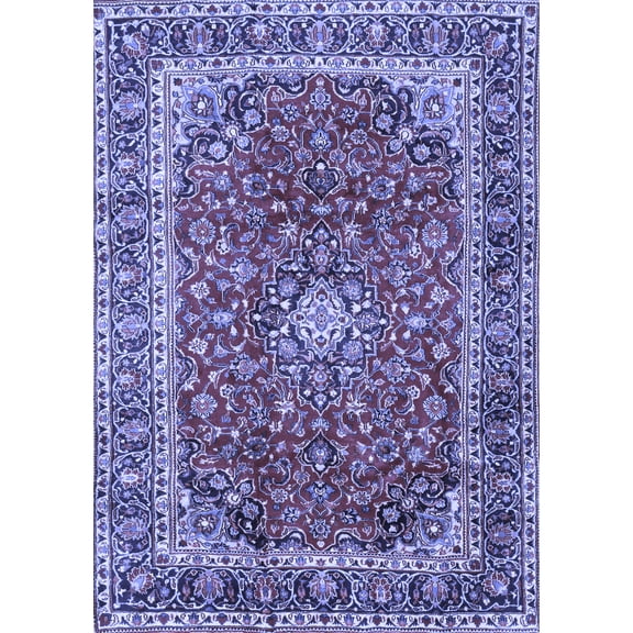 Ahgly Company Indoor Rectangle Persian Blue Traditional Area Rugs, 2' x 5'
