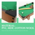 thumbnail image 5 of FUTUREORYY 1Set Mini Billiard Table Green Rectangular MDF PVC Lint Leisure Game Family Interaction Children, 5 of 5