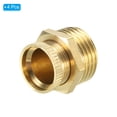 thumbnail image 3 of Unique Bargains Air Compressor Tank Drain Valve, 4 Pack G 1/2' Brass Air Compressor Drain Valve, 3 of 5