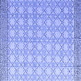 thumbnail image 1 of Ahgly Company Indoor Square Abstract Blue Modern Area Rugs, 4' Square, 1 of 4