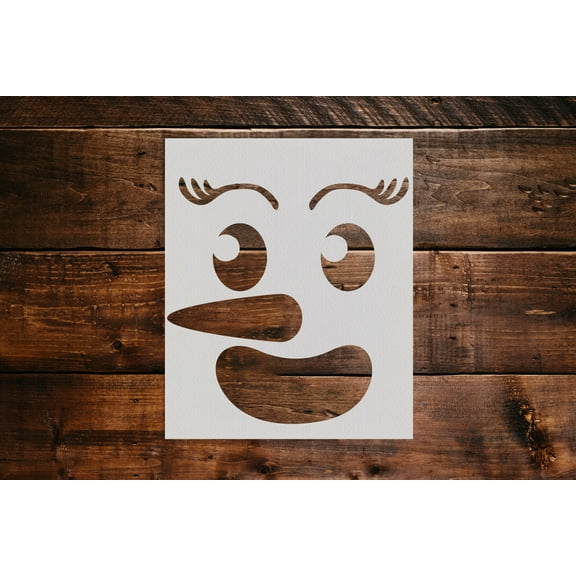 Snowman Stencil (5"x6")