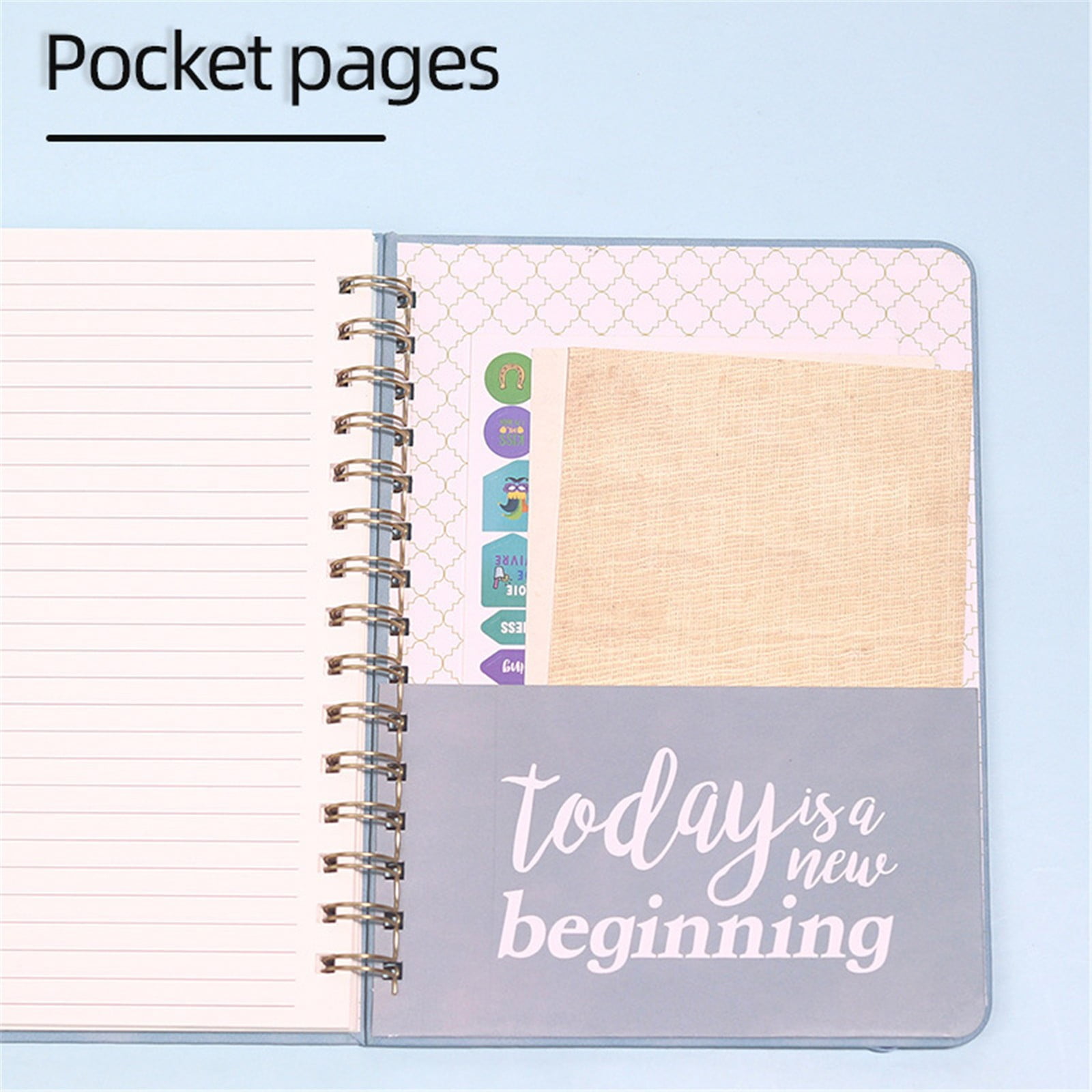PPKVUFD Daily Planner 2026, Weekly and Monthly Planner, 6.1" x 8.5", for Women, Men, Hardcover