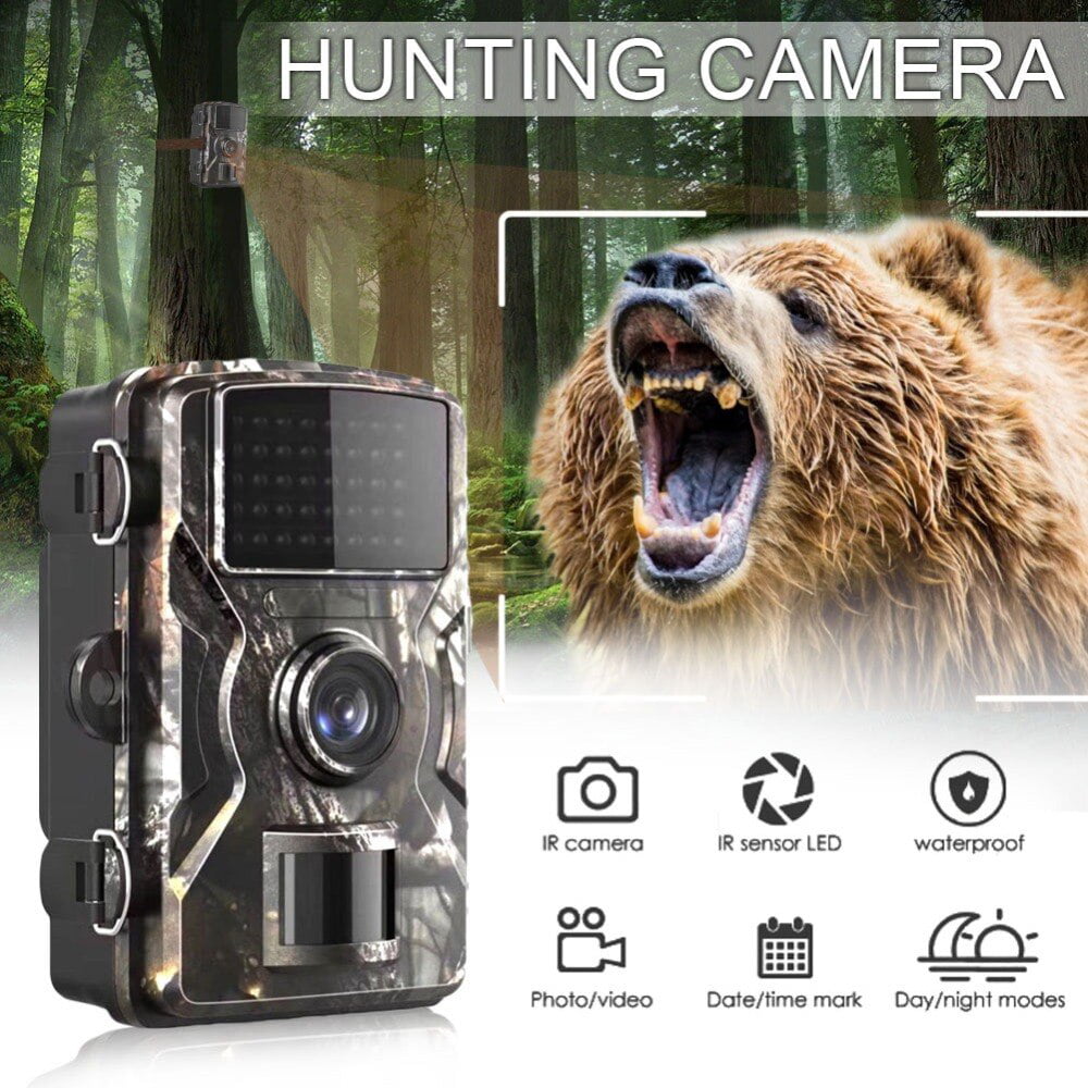 1080P HD 12MP Hunting Trail Camera Video Wildlife Game Scouting IR Night Vision 