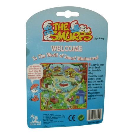 The Smurfs Rescue Fireman Toy Island Mini Figure