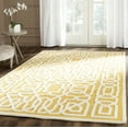 thumbnail image 3 of SAFAVIEH Cambridge Norbert Geometric Wool Area Rug, Gold/Ivory, 4' x 6', 3 of 8