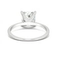 thumbnail image 3 of Women's REAL MOISSANITE RING , 2.00 ct Princess Cut Stone Engagement Promise Ring Solid 925 Sterling Silver, 18k White Gold Plated, Ring for Her, 3 of 3