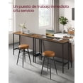 thumbnail image 3 of VASAGLE Bar Table, Narrow Long Bar Table, Kitchen Dining Table, High Pub Table, Sturdy Metal Frame, Industrial Design, 15.7 x 47.2 x 35.4'', 3 of 7