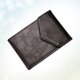thumbnail image 5 of Cartera delgada de estilo empresarial para hombre, única, sencilla, de tamaño pequeño, con hebilla, color negro, 5 of 5