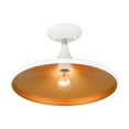 thumbnail image 6 of Livex Lighting - Waldorf - 1 Light Semi-Flush Mount In Industrial Style-8.5, 6 of 13