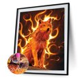 thumbnail image 1 of Cuadros Decorativos 5D DIY Diamante Pintura llama animal Taladro redondo completo Ehuebsd Nuevos Originales, 1 of 9