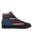 thumbnail image 2 of Hockey American High Top Canvas Shoes Sneakers Black Size 4.5, 2 of 7
