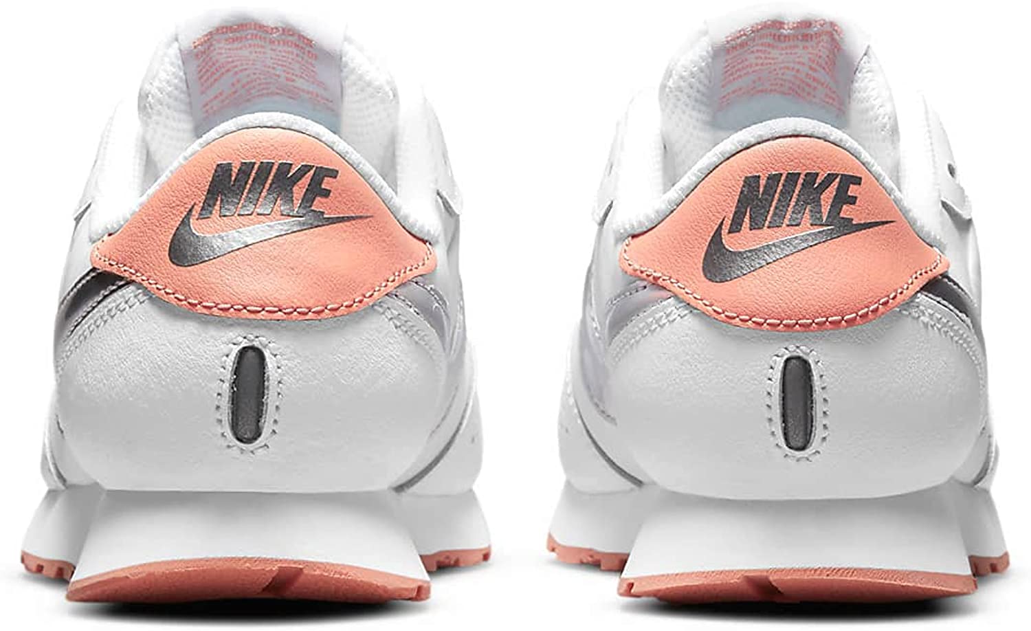 Nike Boys Running Walking Shoe Big Kid 8-12 Years 5.5 Big Kid White Mtlc Silver Crimson Bliss