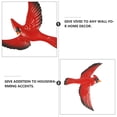 thumbnail image 3 of CIMAXIC 3 Pcs Metal Birds Flying Wall Hanging Scluture Metal Wall Hanging (Random Style),8.66"X7.48"X0.79", 3 of 4