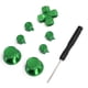 thumbnail image 1 of Juego de botones de aleación de aluminio para mando de juego, piezas de repuesto para PS4, color verde, 1 of 14