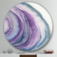 thumbnail image 2 of Designart 'Watercolor Geode I' Geometric Metal Circle Wall Art - Disc of 36, 2 of 5