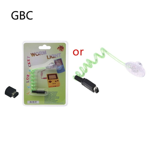 Flexible Worm Light Illumination LED Lamps for Gameboy Advance GBA/Game Boy Color GBC Console